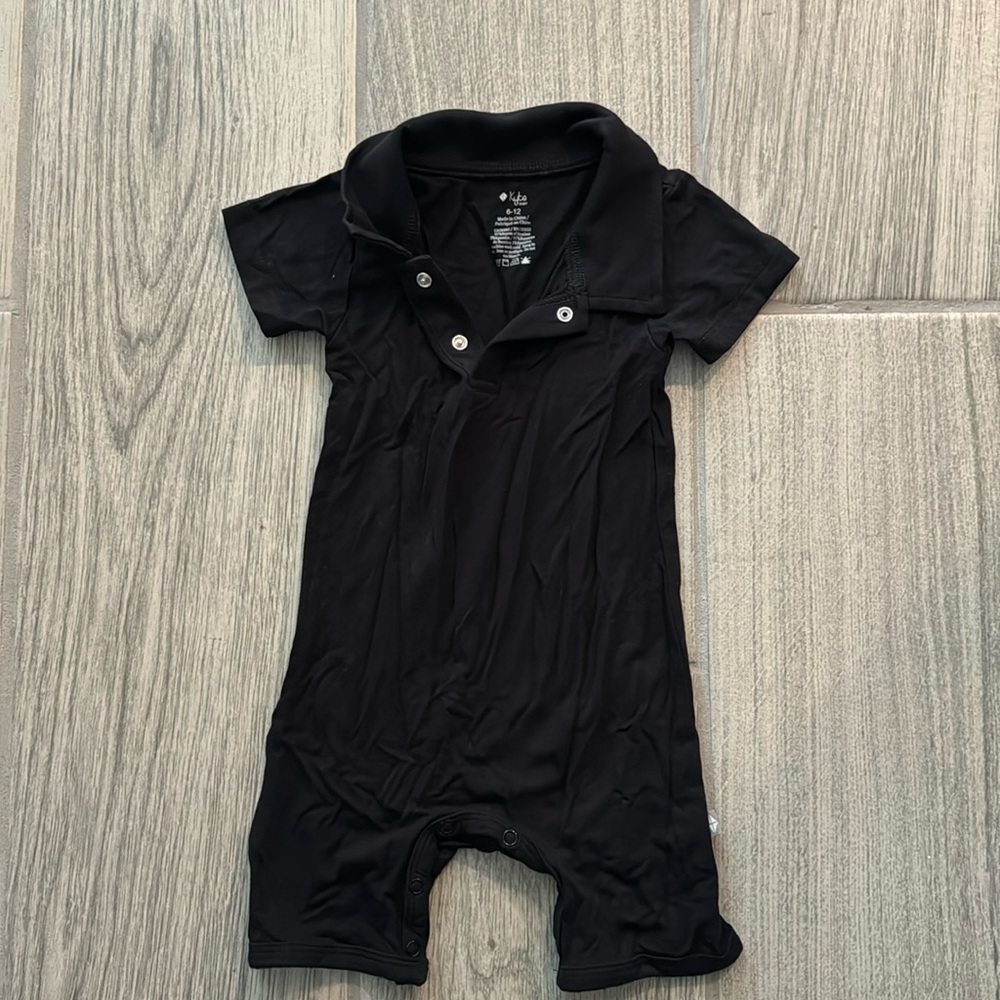 EUC Kyte Baby collard shortall, Midnight